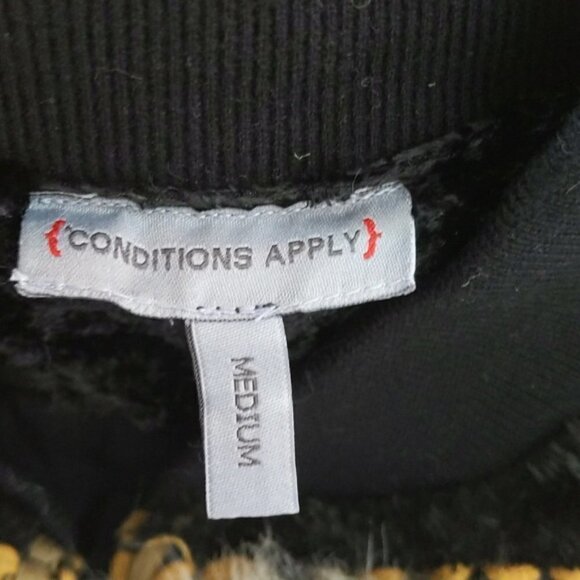 Anthropologie Conditions Apply Textured Trieste Bomber Jacket Coat - Picture 3 of 4